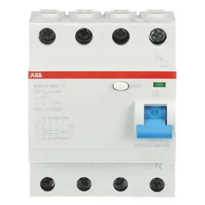 Protectie diferentiala RCCB ABB 4P 63A 30mA Tip A F204 A-63/0.03 110V