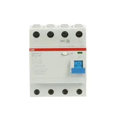 Protectie diferentiala RCCB ABB 4P 40A 100mA Tip A F204 A-40/0.1-L