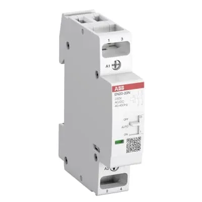 Contactor ABB 20A 2NO/ 0NC, 24V AC/DC EN20-20N-01