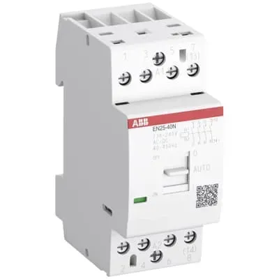 Contactor ABB 25A 4NO/ 0NC, 24V AC/DC EN25-40N-01