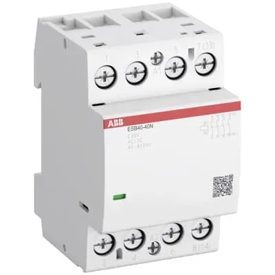 Contactor ABB 40A 4NO/ 0NC, 24V AC/DC ESB40-40N-01