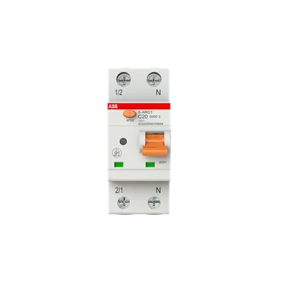 AFDD cu intrerupator automat ABB C20 16 6kA, 1P+N S-ARC1 C20