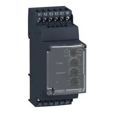 Supraveghetor de tensiune multifuncțional, 0,05-5 V, 24-240VAC/DC, 2 W. RM35UA11MW