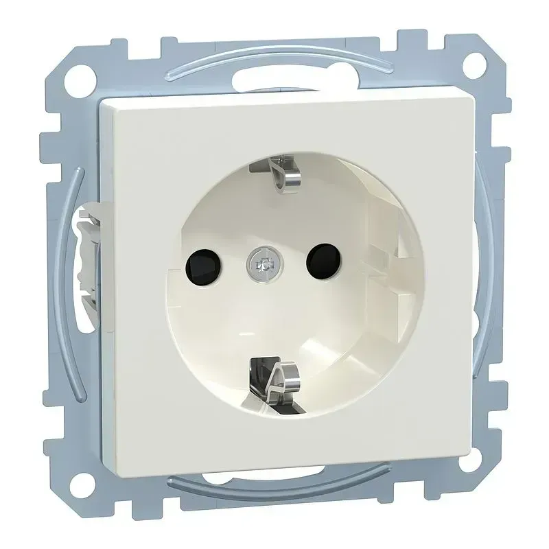  Priza SCHUKO Merten System M alb-polar lucios pentru uscator cu protectie la atingere
