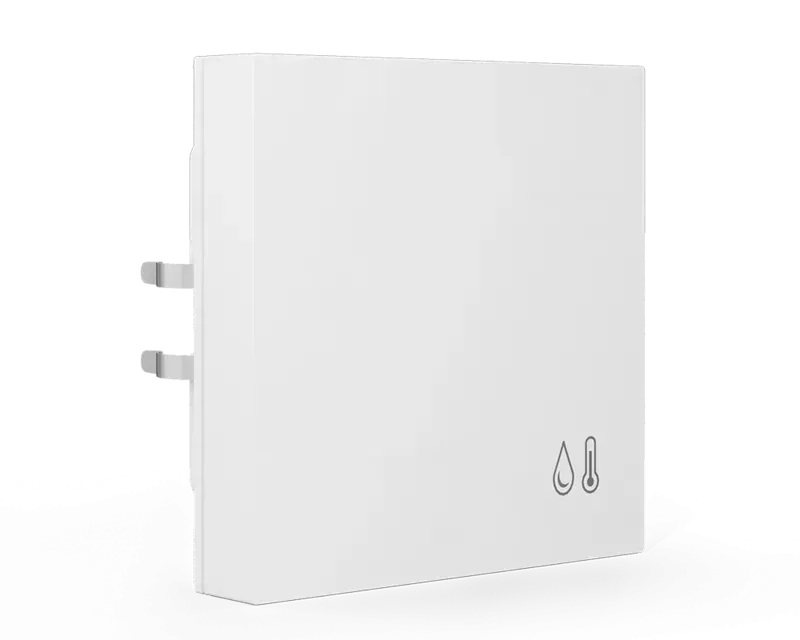Senzor de temperatura/umiditate pentru camera 55 alb pur lucios, SCN-TFS55.01