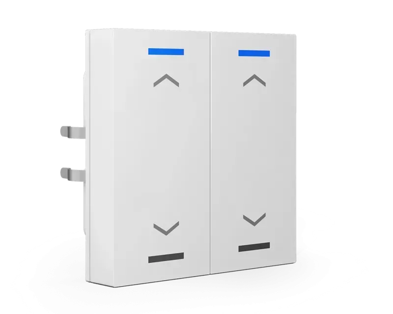 Push-button Lite 60 CH cu simbol UP/DOWN, alb cu 2 butoane. BE-TAL60T211.A1