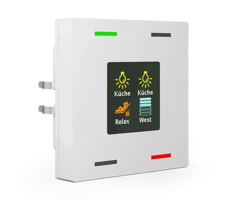 Push-button Smart 63 alb studio lucios cu senzor de umiditate. BE-TAS63T4.01