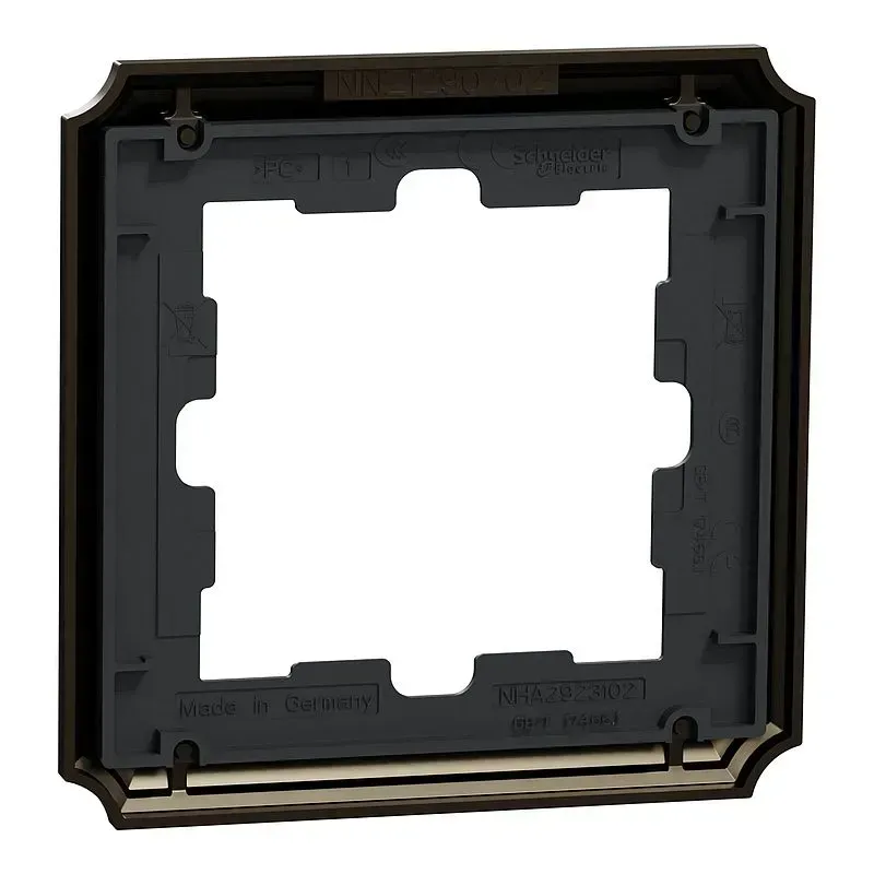 Rama simpla metalica Merten D-Antik , mocca metallic. MEG4010-4752
