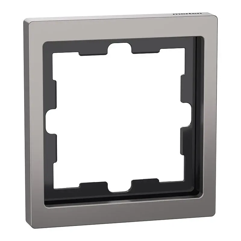 Rama simpla metalica Merten D-Life, nickel metallic.MEG4010-6550