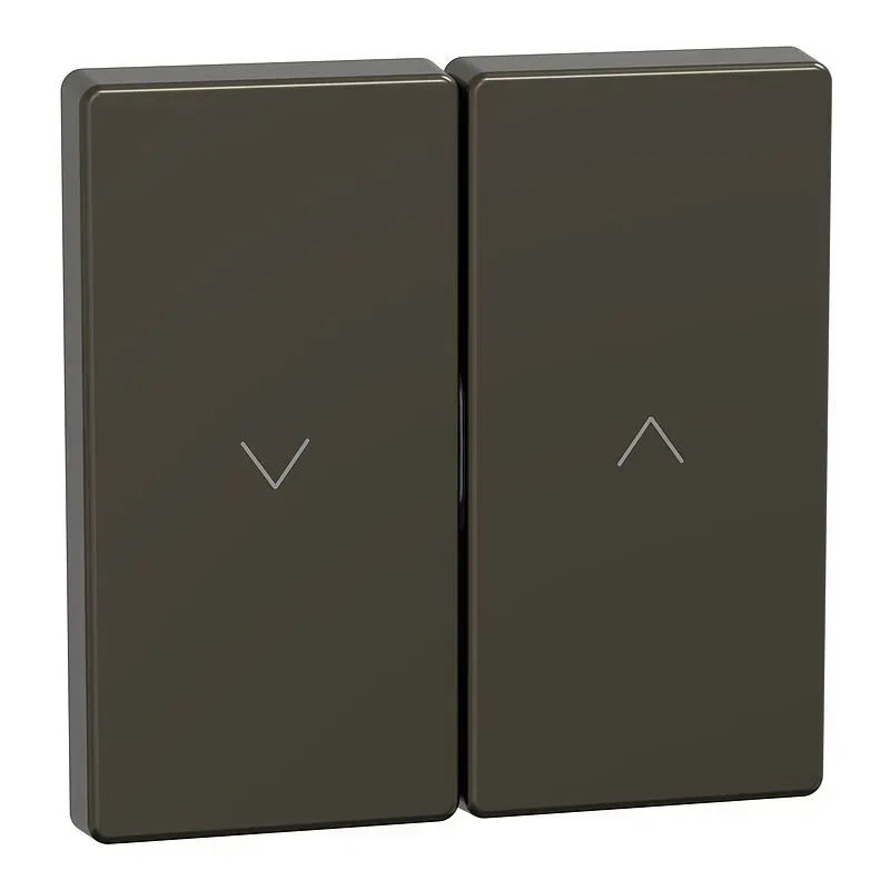 Capac intrerupator pentru comutator si buton de rulou Merten System Design,  nichel metalic. MEG3855-6050