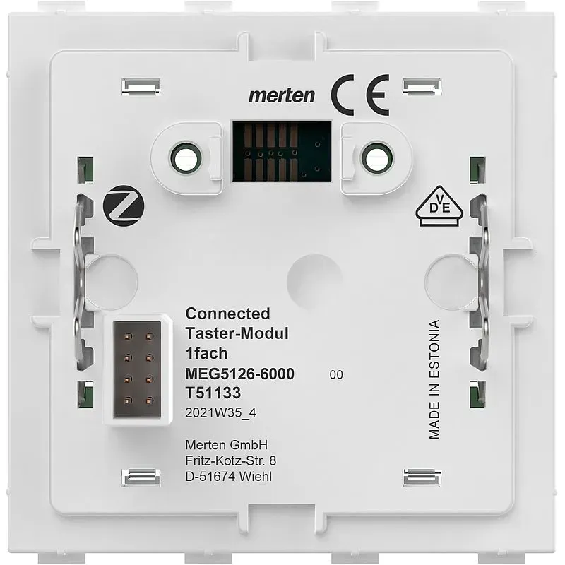 Modul de intrerupator conectat, 1 mod, Merten System Design. MEG5116-6000