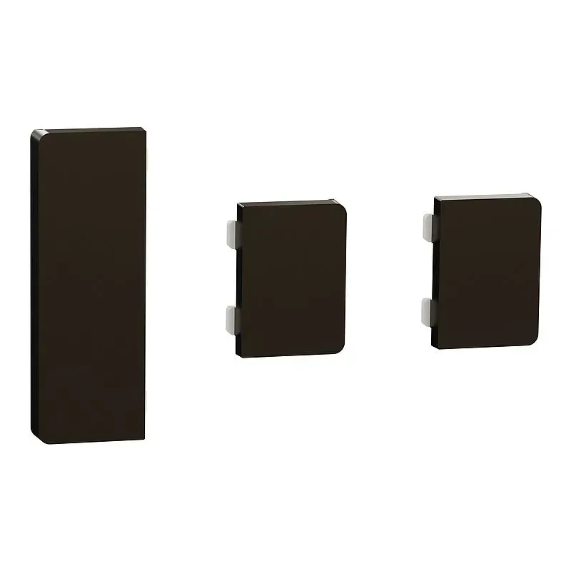 Senzor tactil Flex, KNX, Merten System Design, triplu, Wipa, Antracit. MEG6193-6034