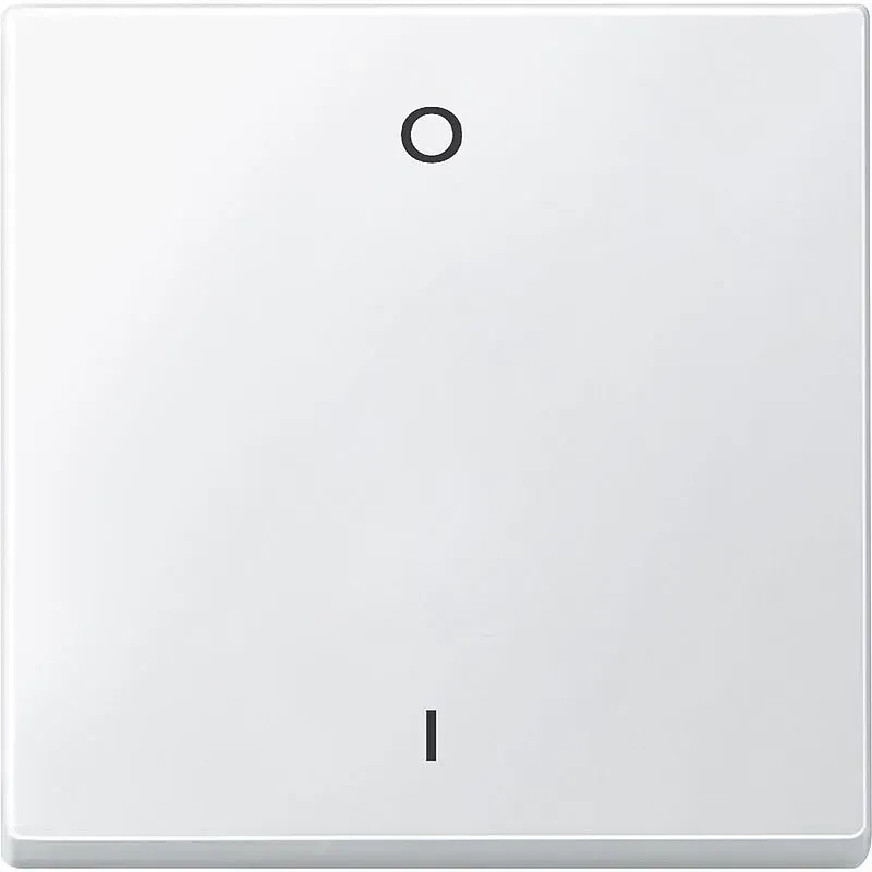 Capac intrerupator Merten System M alb-polar si marcaj 0/1