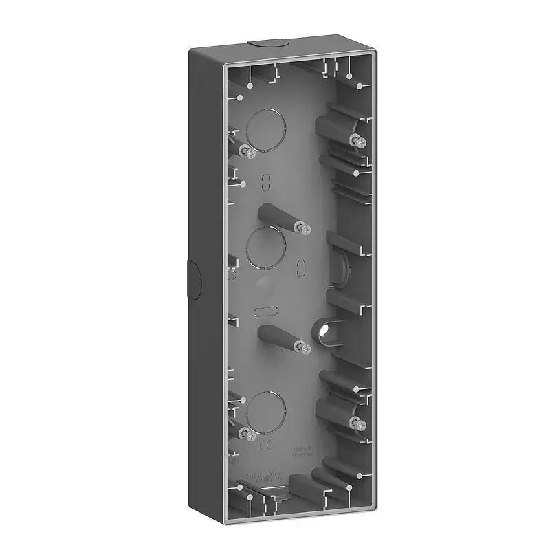 Doza aplicata, Merten System Design, 3 locuri, antracit. MEG4034-6534
