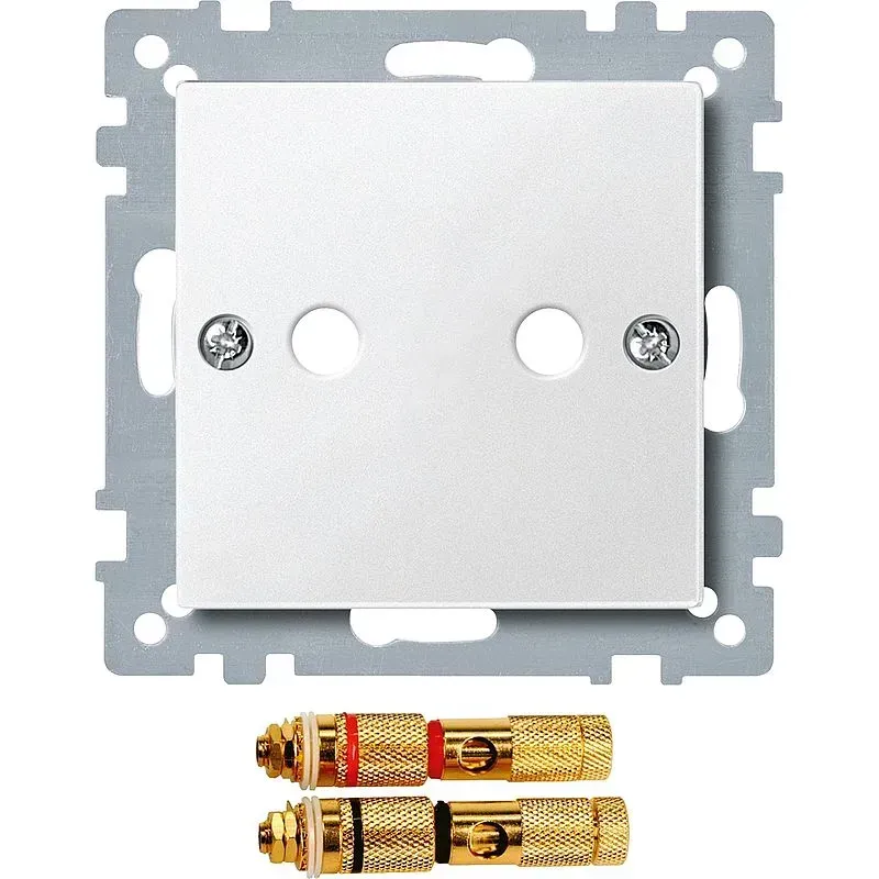 Placa centrala cu conector pentru difuzor High-End, alb polar, System M. 469319