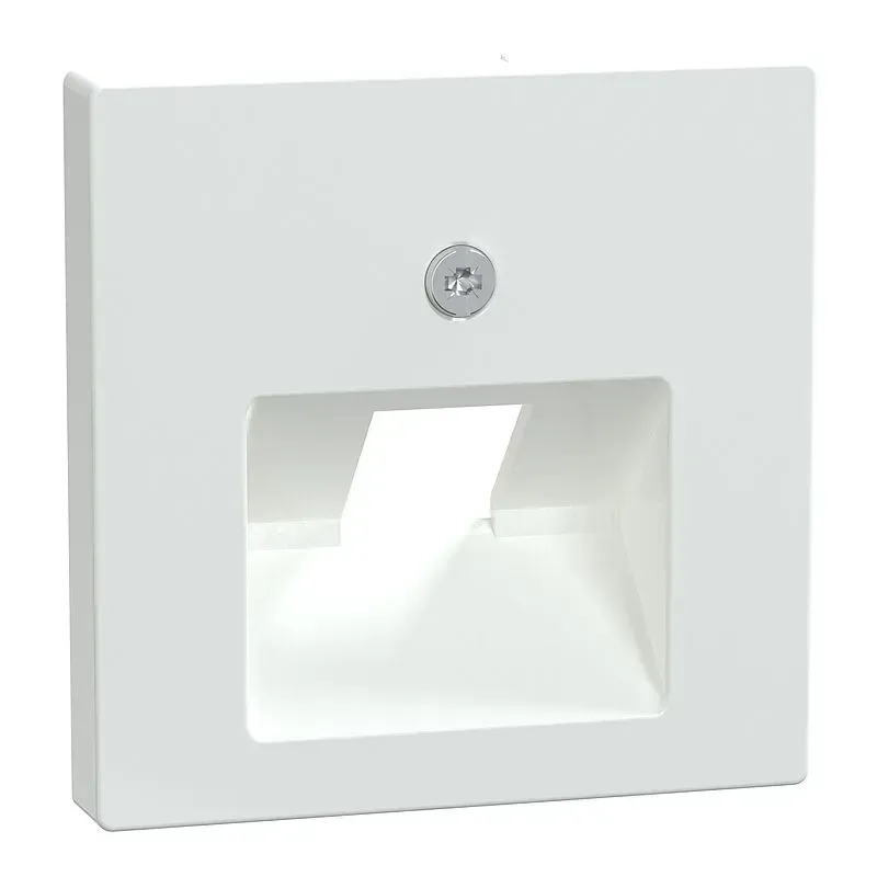 Placa centrala pentru utilizare UAE, 1 loc, alb activ lucios, System M. 296225