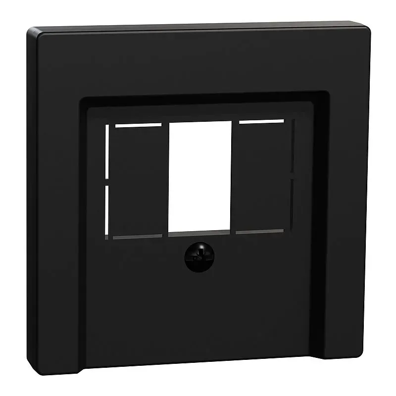 Placa centrala pentru TAE/Audio/USB, negru mat, System M. MEG4250-0403