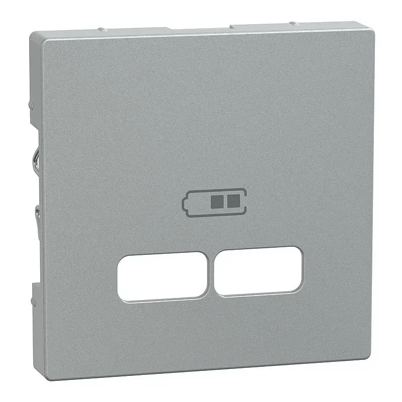 Placa centrala pentru utilizare statie de incarcare USB, negru mat, System M. MEG4367-0403