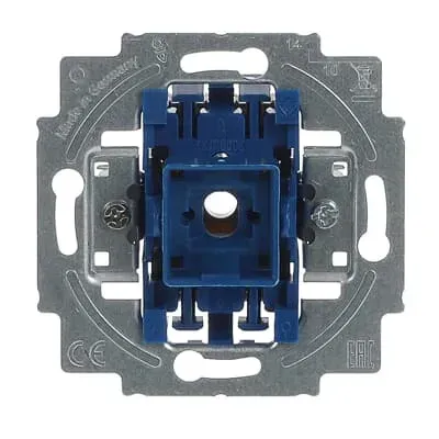 Buton basculant cu revenire - buton 1 pol cu 1 contact NO si terminal N 10 A Busch-Jaeger. 2020 US