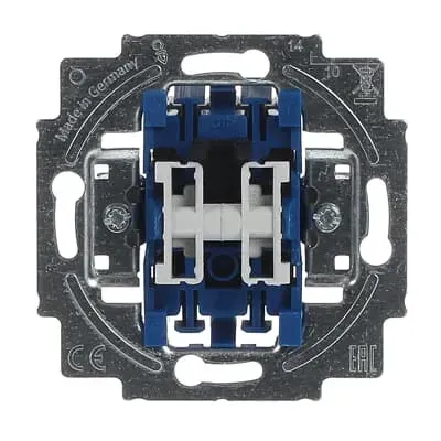 Comutator basculant de control - comutare in serie cu LED - neinlocuibil - portocaliu 16 A Busch-Jaeger.  2400/5 USK
