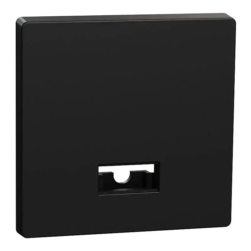 Capac intrerupator cu fereastra Merten System M negru-mat