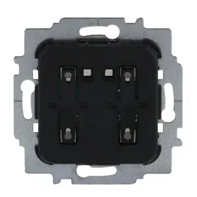 Modul buton de control DND/MUR, buton serie, cu lumina de control, 2 comutatoare, 5 ... 24 V AC/DC Busch-Jaeger.  2058 UK