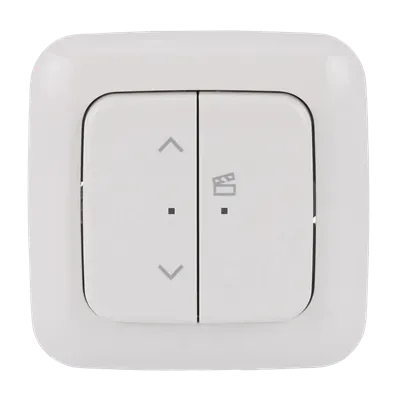  Modul jaluzele flex set complet 2-fach, 2 comutatoare, wireless, alb alpina - Reflex SI Busch-Jaeger.  62731/UJ-214-WL