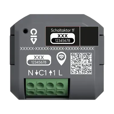 Modul de comutare, wireless, free@home wireless, 230 V AC Busch-Jaeger.  62811 U-WL