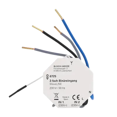 WaveLINE Intrare binara, wireless, WaveLINE 230 V Busch-Jaeger.  6725