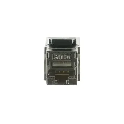 Cupla Keystone, Modul de conectare Modular-Jack, unghi de 90°, 2x RJ45 8(8)-pin, argintiu Busch-Jaeger. 0229/05 