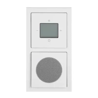 Set complet Busch-Radio iNet, Radio WLAN, alb studio. 8240-84