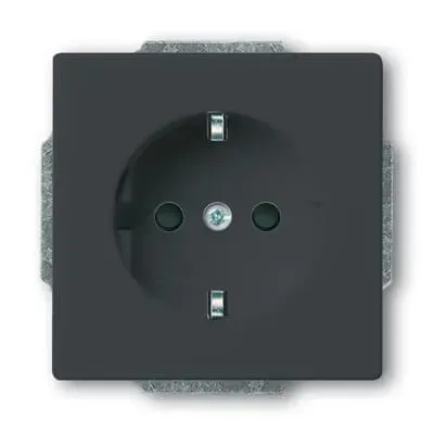 Priza SCHUKO Busch-Jaeger , antracit, platforma 63.  23 EUCB-81