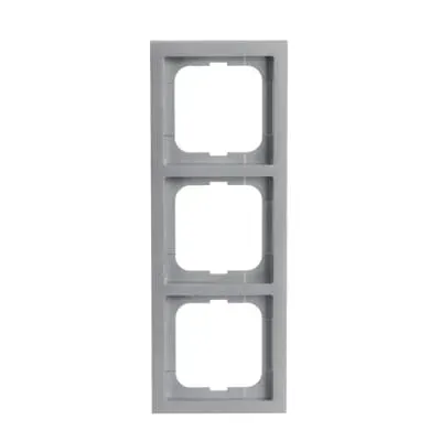  Rama Busch-Jaeger future linear tripla, argintiu- aluminiu.  1723-183K