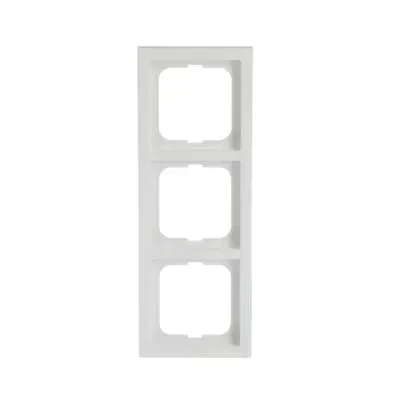  Rama Busch-Jaeger future linear tripla, alb studio mat. 1723-884K