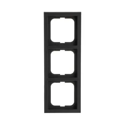  Rama Busch-Jaeger future linear tripla, negru mat.  1723-885K
