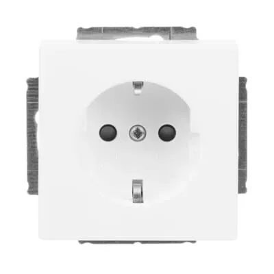  Priza SCHUKO Busch-Jaeger future linear Safety+, alb studio, platforma 63.  20 EUAB-84