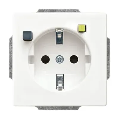 Priza SCHUKO Busch-Jaeger carat Safety+, alb studio, platforma 63.  23 EUCB-84