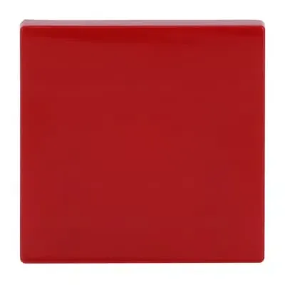  Capac intrerupator simplu Busch-Jaeger future linear pentru comutator/buton, rosu, platforma 63.  1786-12-82
