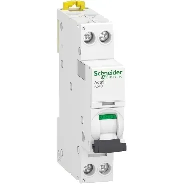 Acti9 iC40, Intreruptor automat 1P+N C 20A 4,5kA/6kA, A9P52620