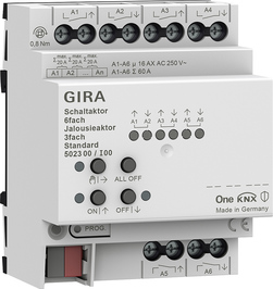 Actuatori universali Gira KNX - On/Off / Jaluzele 
