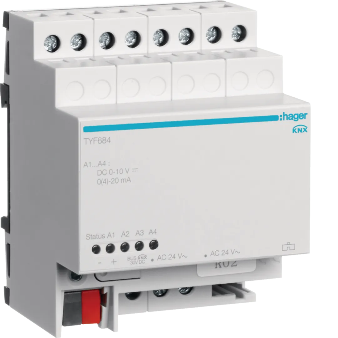Actuatori analogici KNX Hager