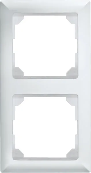 Cadru universal 2 pozitii pentru intrerupator wireless, aluminiu lacat R2-al
