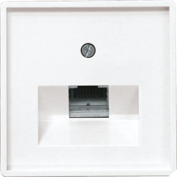 Capac UAE/IAE 1-fant pentru cadru E-Design55, alb polar lucios UAE55E/1-pg