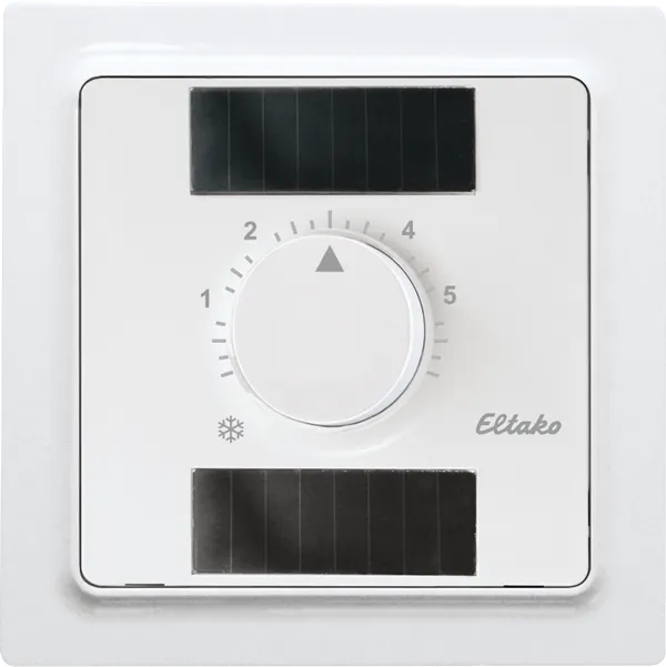 Controler de temperatură wireless cu cifre 1-5, alb pur lucios FTR55ESB/1-5-wg