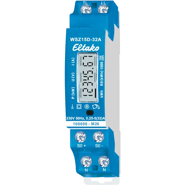 Contor monofazat de energie, MID Eltako WSZ15D-32A