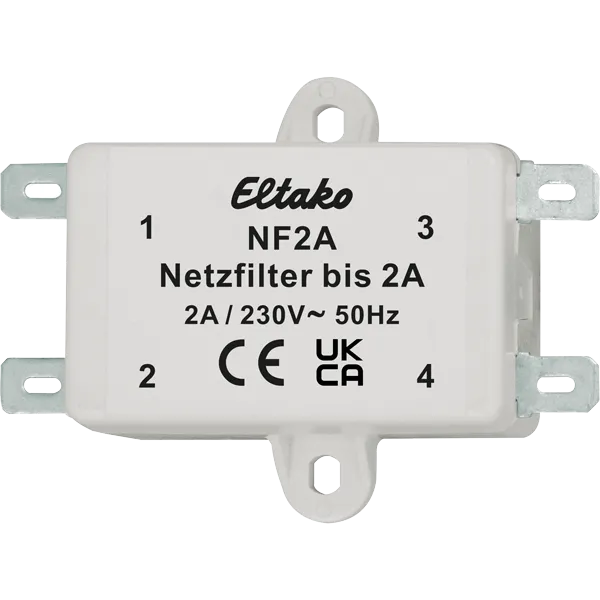 Filtru de rețea până la 2 A, 230 V/50 Hz NF2A