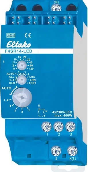 Releu de comutare prin impuls 4 canale F4SR14-LED