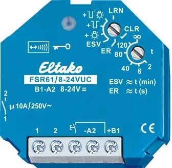 Actor wireless releu de comutare cu impuls de curent FSR61/8-24VUC