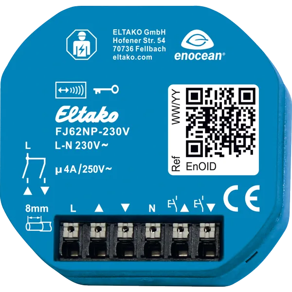 Actor wireless pentru jaluzele și rulouri FJ62NP-230V