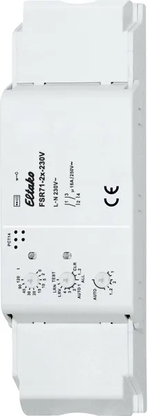 Releu wireless 2 canale cu impuls de comutare FSR71-2x-230V